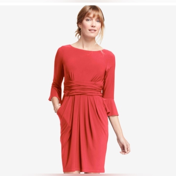 Eliza J Dresses & Skirts - Eliza J Cocktail Dress with 3/4 Bell Sleeve size 6